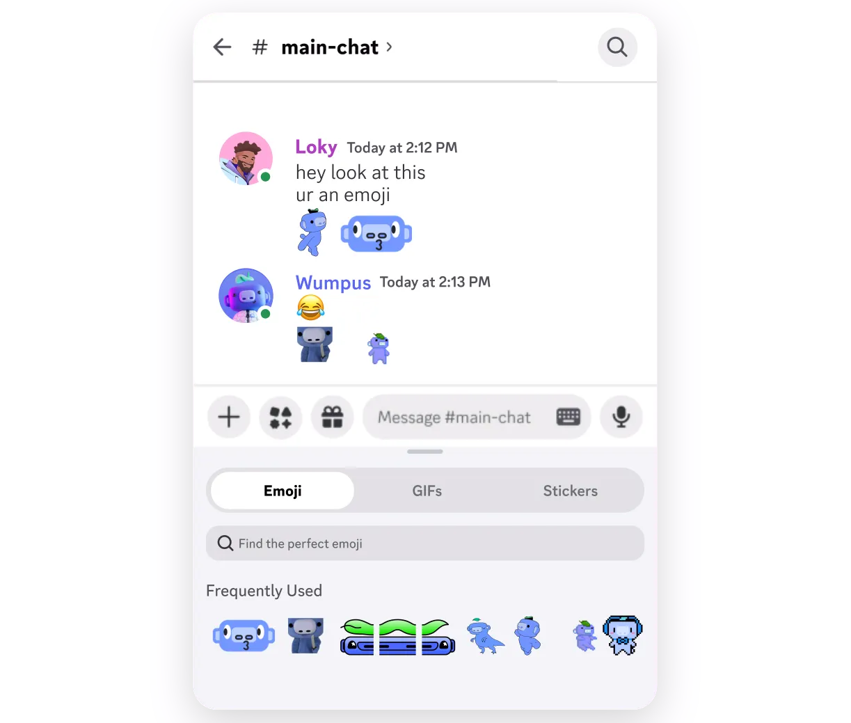 Discord 聊天界面